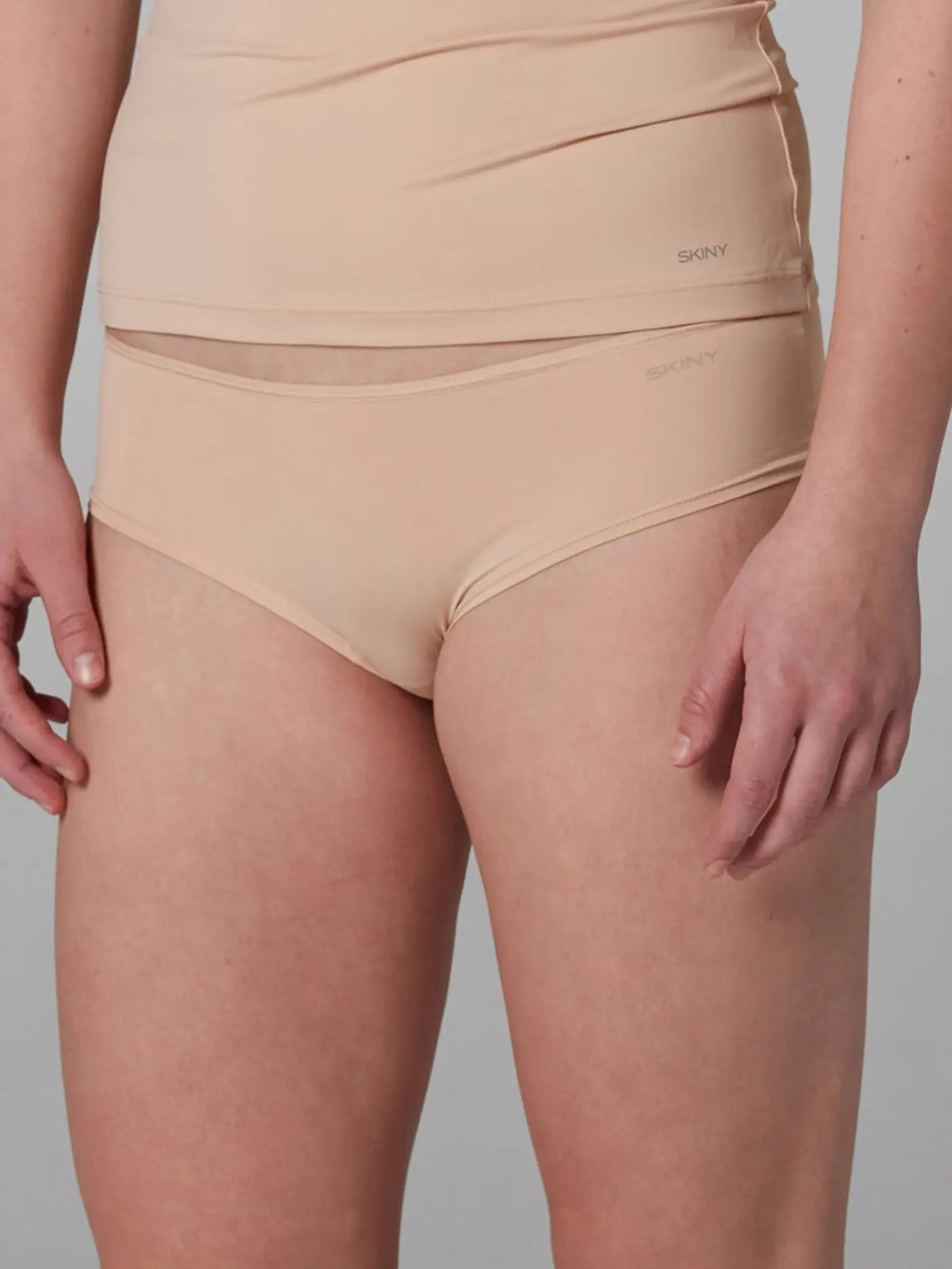 SKINY | Panty 2-er Pkg. "Micro Lovers" (Schwarz) | beige